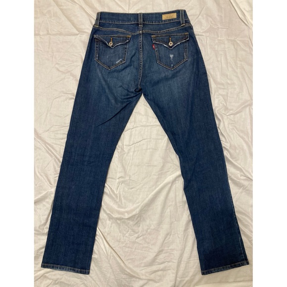 Levi’s 542 Distressed Straight Leg Pencil Jean Size 8 M. - Picture 2 of 9